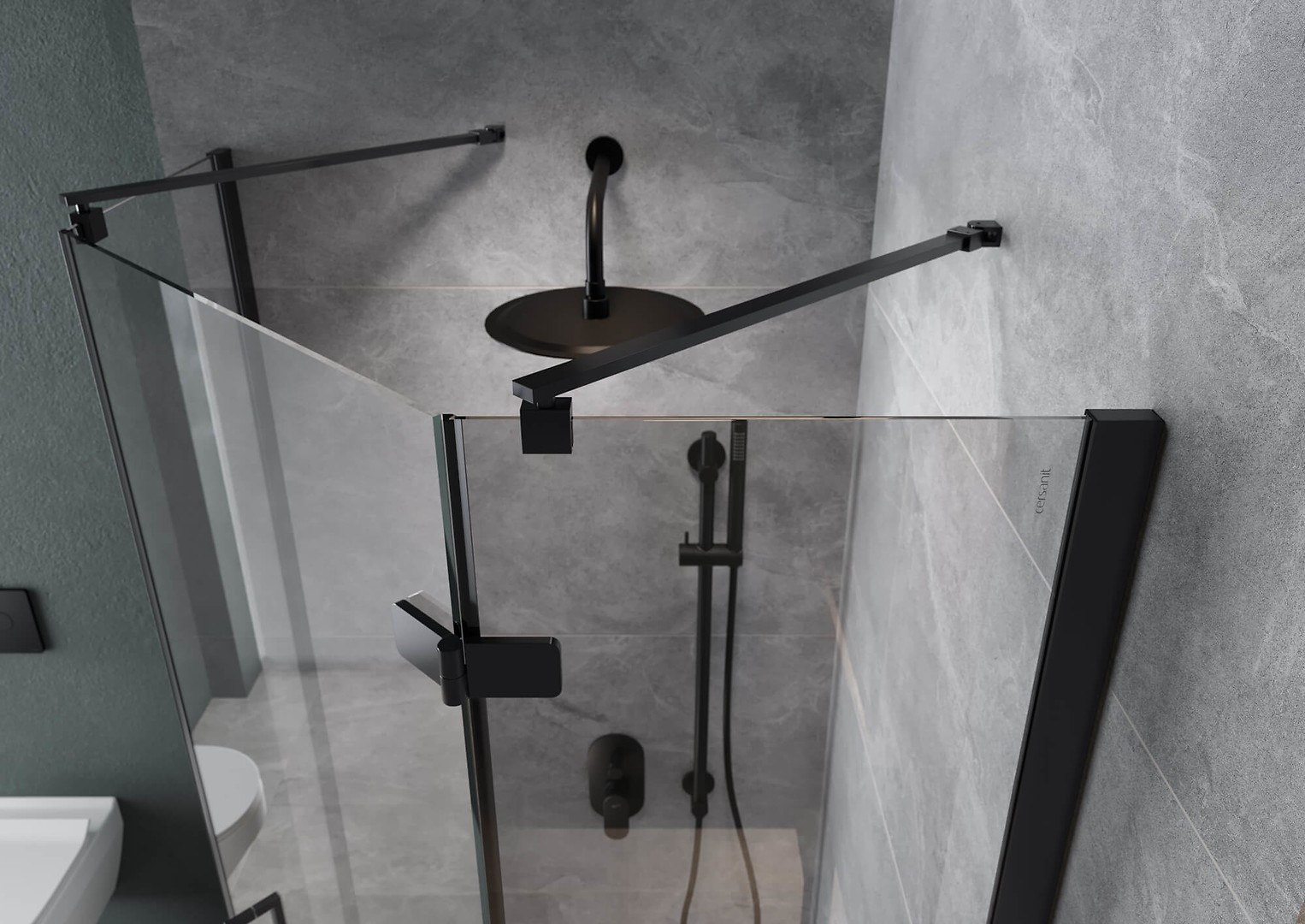 Kabina prysznicowa pięciokątna CITY by Cersanit