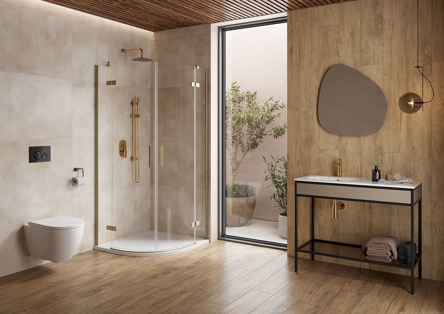 Kabina prysznicowa półokrągłe CITY by Cersanit