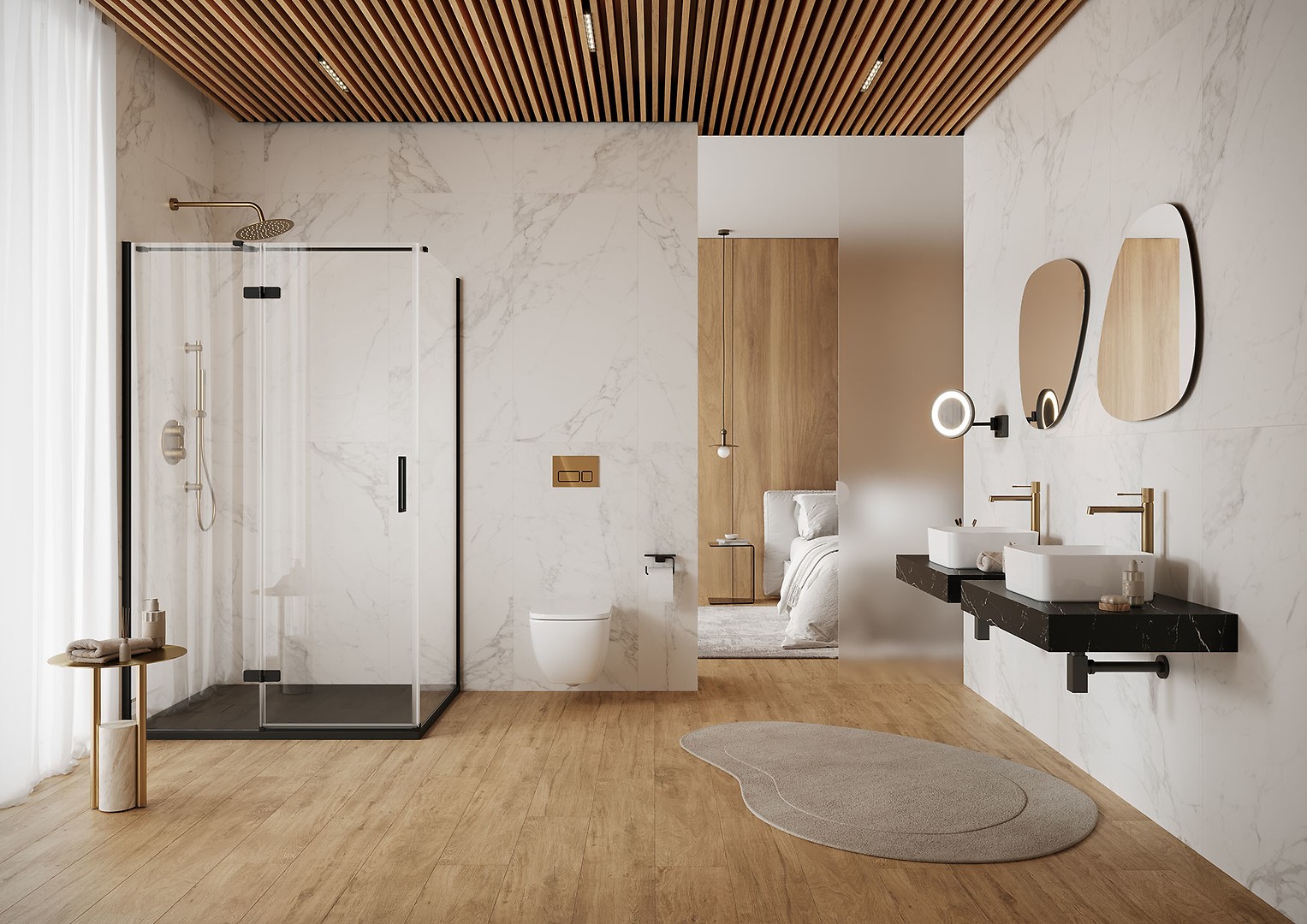 Kabina prysznicowa naróżna CITY by Cersanit