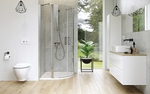 Kabiny prysznicowe MODUO półokrągle