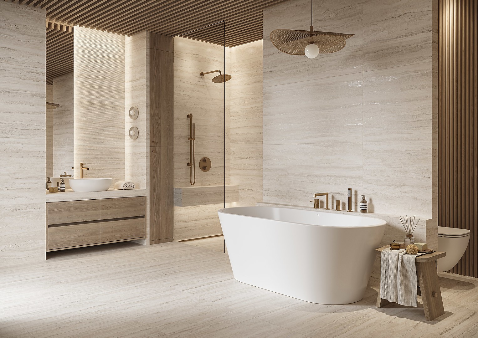 Kolekcja LIV TRAVERTINO CLASSICO - Natural Living Space - Cersanit
