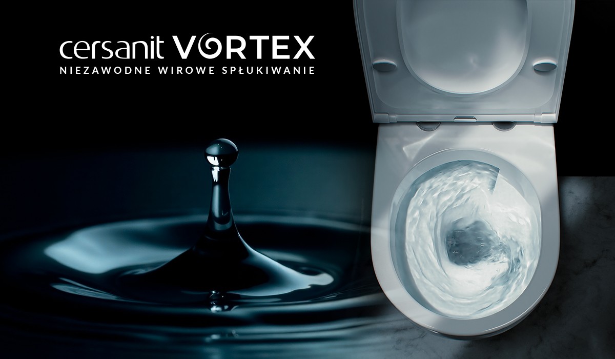 Technologia spłukiwania CERSANIT VORTEX w służbie środowiska i domowego budżetu