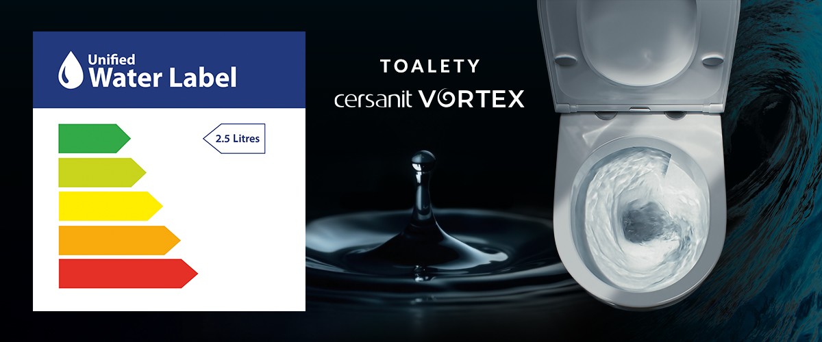 Technologia spłukiwania CERSANIT VORTEX w służbie środowiska i domowego budżetu